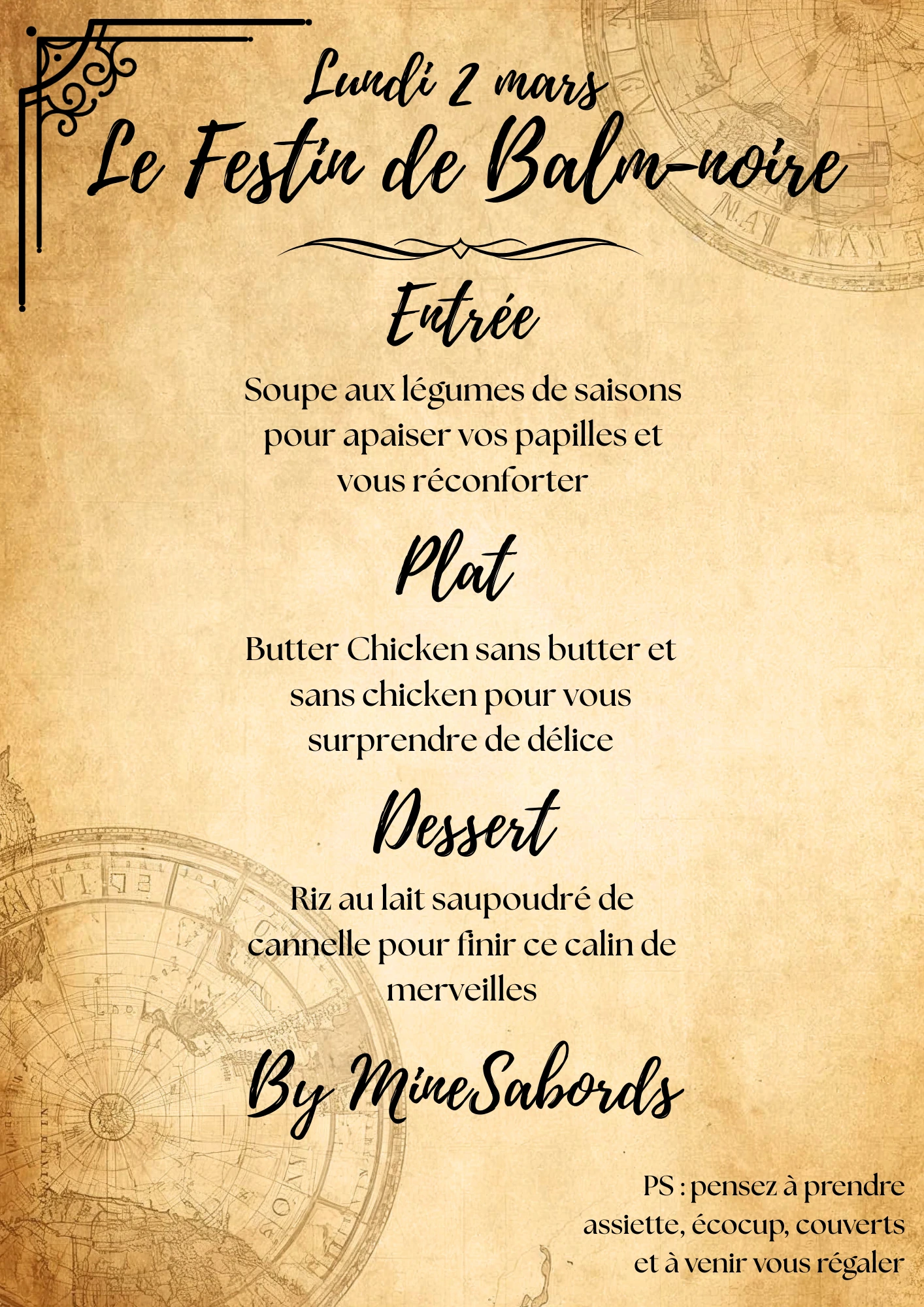 Affiche événement BALM