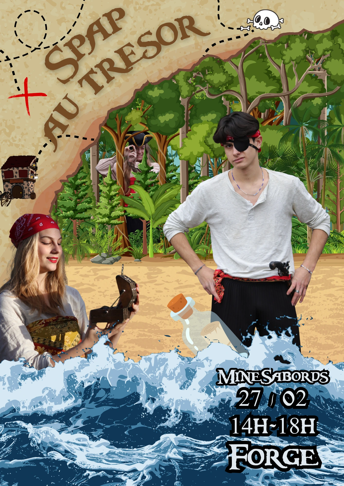 Affiche chasse au trésor SPAP