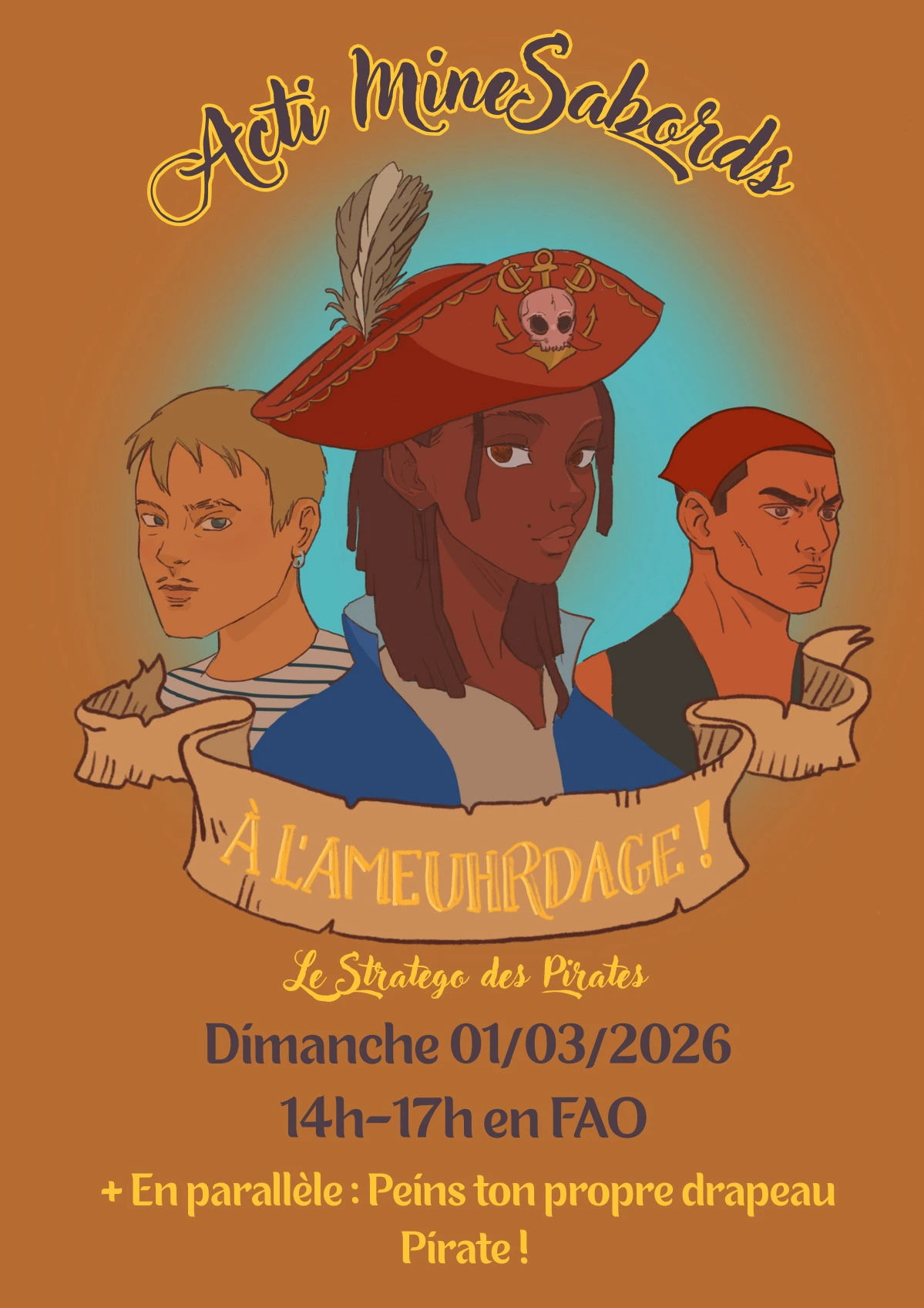 Affiche jeu À l'Ameuhrdage
